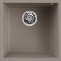 Elleci Quadra LKQ10289BSO zlewozmywak granitowy 44x44 cm brązowy