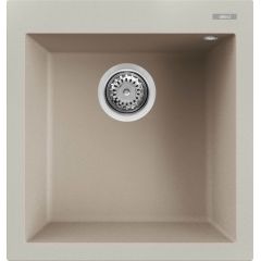 Elleci Quadra LKQ10295 zlewozmywak granitowy 50x47 cm beżowy