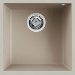 Elleci Quadra LKQ10295BSO zlewozmywak granitowy 44x44 cm beżowy