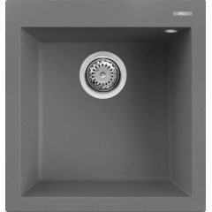 Elleci Quadra LKQ10299 zlewozmywak granitowy 50x47 cm szary/grafitowy/onyx