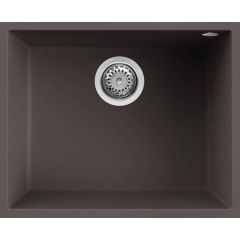 Elleci Quadra LKQ10587BSO zlewozmywak granitowy 54x44 cm brązowy
