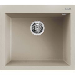 Elleci Quadra LKQ10595 zlewozmywak granitowy 57x50 cm beżowy