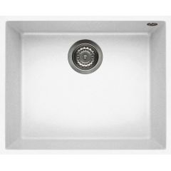 Elleci Quadra LKQ10596BSO zlewozmywak granitowy 54x44 cm biały