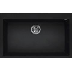 Elleci Quadra LKQ13086 zlewozmywak granitowy 79x50 cm czarny