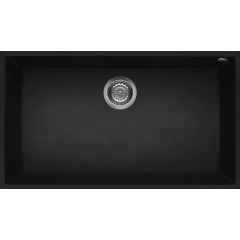Elleci Quadra LKQ13086BSO zlewozmywak granitowy 76x44 cm czarny