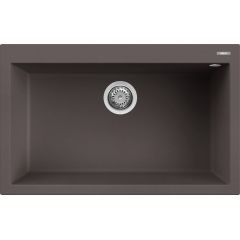 Elleci Quadra LKQ13087 zlewozmywak granitowy 79x50 cm brązowy