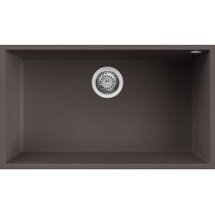 Elleci Quadra LKQ13087BSO zlewozmywak granitowy 76x44 cm brązowy
