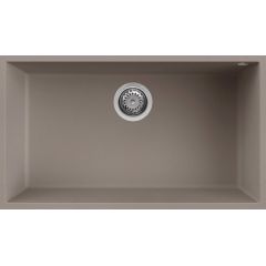 Elleci Quadra LKQ13089BSO zlewozmywak granitowy 76x44 cm brązowy