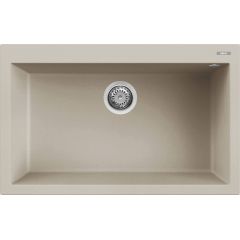 Elleci Quadra LKQ13095 zlewozmywak granitowy 79x50 cm beżowy