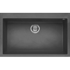 Elleci Quadra LKQ13099 zlewozmywak granitowy 79x50 cm szary/grafitowy/onyx