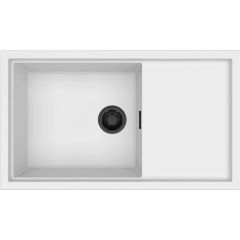 Elleci Sintesi LKS41096 zlewozmywak granitowy 86x50 cm biały