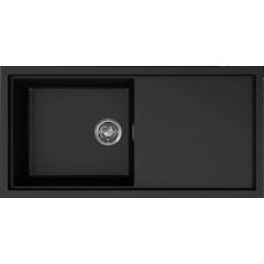 Elleci Sintesi LKS48086 zlewozmywak granitowy 100x50 cm czarny