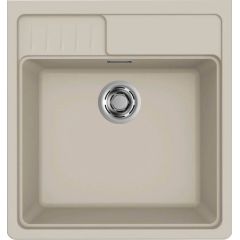 Elleci Spazio LKS60095 zlewozmywak granitowy 63.5x60 cm beżowy