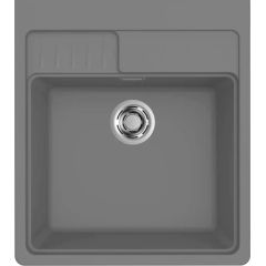 Elleci Spazio LKS60099XLP zlewozmywak granitowy 66.5x60 cm szary/grafitowy/onyx