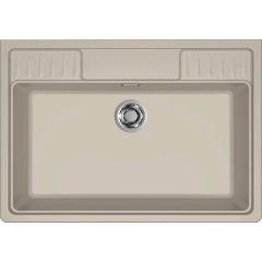 Elleci Spazio LKS90095 zlewozmywak granitowy 90x63.5 cm beżowy