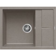 Elleci Unico LKU12593 zlewozmywak granitowy 65x50 cm szary/grafitowy/onyx