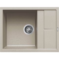 Elleci Unico LKU12595 zlewozmywak granitowy 65x50 cm beżowy