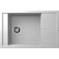 Elleci Unico LKU30588 zlewozmywak granitowy 78x50 cm szary/grafitowy/onyx