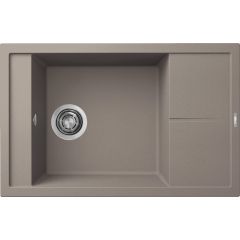 Elleci Unico LKU30589 zlewozmywak granitowy 78x50 cm beżowy