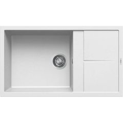 Elleci Unico LKU41096 zlewozmywak granitowy 86x50 cm biały