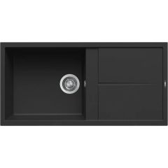 Elleci Unico LKU48086 zlewozmywak granitowy 100x50 cm czarny
