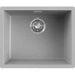 Elleci Zen LKZ10588 zlewozmywak granitowy 55.6x45.6 cm szary/grafitowy/onyx