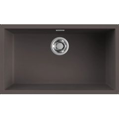 Elleci Zen LKZ13087 zlewozmywak granitowy 75.6x45.6 cm brązowy
