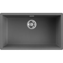 Elleci Zen LKZ13099 zlewozmywak granitowy 75.6x45.6 cm szary/grafitowy/onyx