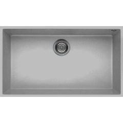 Elleci Quadra LMQ13079BSO zlewozmywak granitowy 76x44 cm szary/grafitowy/onyx