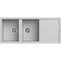 Elleci Unico LMU50079 zlewozmywak granitowy 116x50 cm szary/grafitowy/onyx
