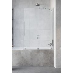Radaway Furo Brushed Nickel PND II 101095889101R drzwi parawanu 58.8 cm 2-częściowy szczotkowany/szkło przezroczyste