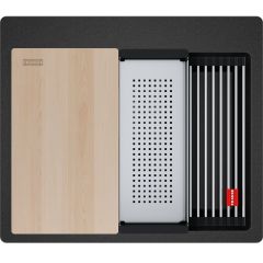 Franke Kanon 1140749634 zlewozmywak granitowy 59x51 cm szary/grafitowy/onyx