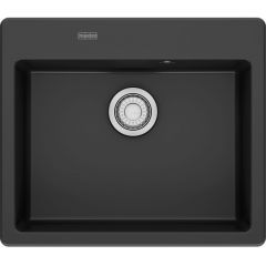 Franke Mythos MYK 1240749515 zlewozmywak ceramiczny 59x51 cm czarny