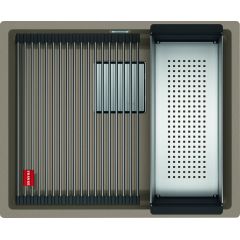 Franke Kanon 1250528613 zlewozmywak granitowy 52x42 cm brązowy