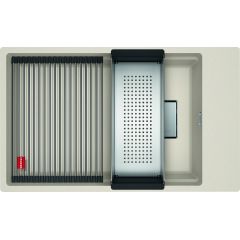 Franke Kanon 1250528618 zlewozmywak granitowy 62x42 cm beżowy-brązowy
