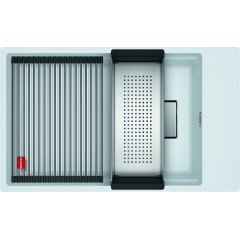 Franke Kanon 1250528622 zlewozmywak granitowy 62x42 cm biały