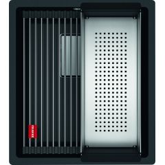 Franke Kanon 1250528628 zlewozmywak granitowy 42x37 cm czarny
