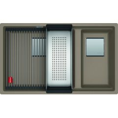 Franke Kanon 1250528637 zlewozmywak granitowy 76x46 cm brązowy