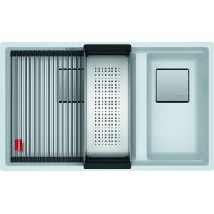 Franke Kanon 1250528638 zlewozmywak granitowy 76x46 cm biały