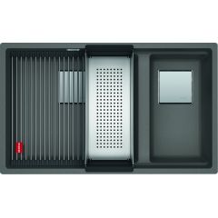 Franke Kanon 1250528639 zlewozmywak granitowy 76x46 cm szary/grafitowy/onyx