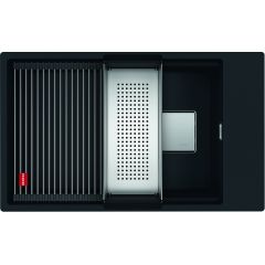 Franke Kanon 1250633003 zlewozmywak granitowy 62x42 cm czarny