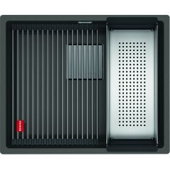 Franke Kanon 1250716371 zlewozmywak granitowy 56x46 cm szary/grafitowy/onyx