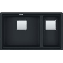 Franke Kanon 1250749681 zlewozmywak granitowy 76x46 cm czarny