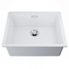 Globalo Design Aurilio AURILIO601WHITE zlewozmywak granitowy 55.6x45.6 cm biały