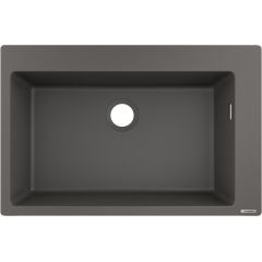Hansgrohe S 51 43313290 zlewozmywak granitowy 77x51 cm szary/grafitowy/onyx