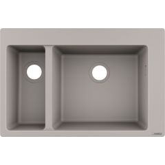 Hansgrohe S 51 43315380 zlewozmywak granitowy 77x51 cm szary/grafitowy/onyx
