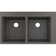 Hansgrohe S 51 43316290 zlewozmywak granitowy 88x41.5 cm szary/grafitowy/onyx