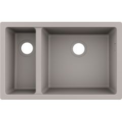 Hansgrohe S 51 43433380 zlewozmywak granitowy 71x45 cm szary/grafitowy/onyx