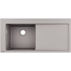 Hansgrohe S 51 43330380 zlewozmywak granitowy 105x41.5 cm szary/grafitowy/onyx