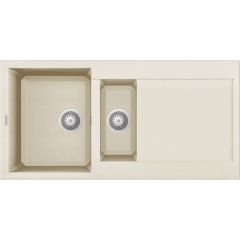 Elleci Easy LGY47562 zlewozmywak granitowy 100x50 cm biały